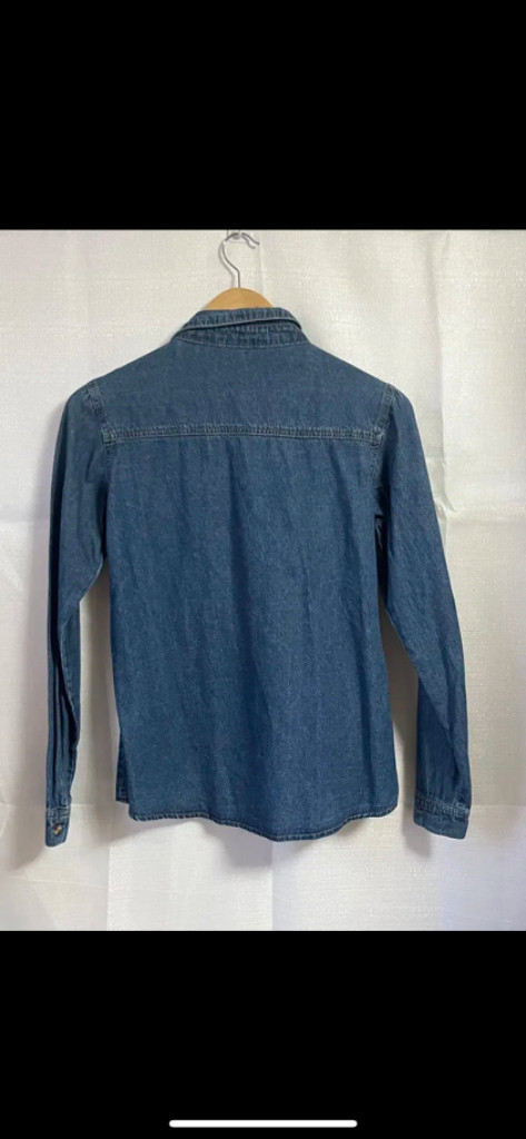 빈티지 청남방 셔츠 진청 S 이미지