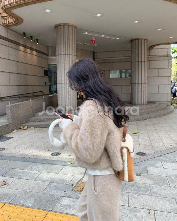 르플레인 니트팬츠 여유수량 롱 베이지 새상품--1