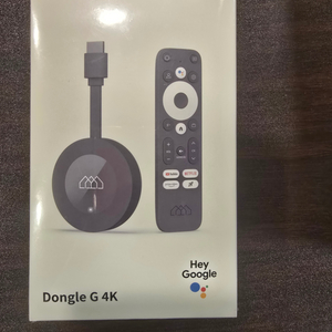 구글TV 4K Dongle(미개봉) 팝니다.