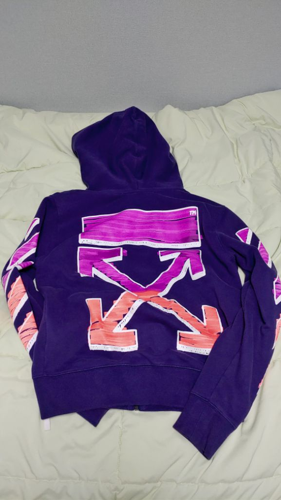 오프화이트 집업 후드 맨투맨 이미지