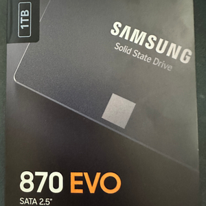 삼성 ssd 870evo 1tb 판매합니다!