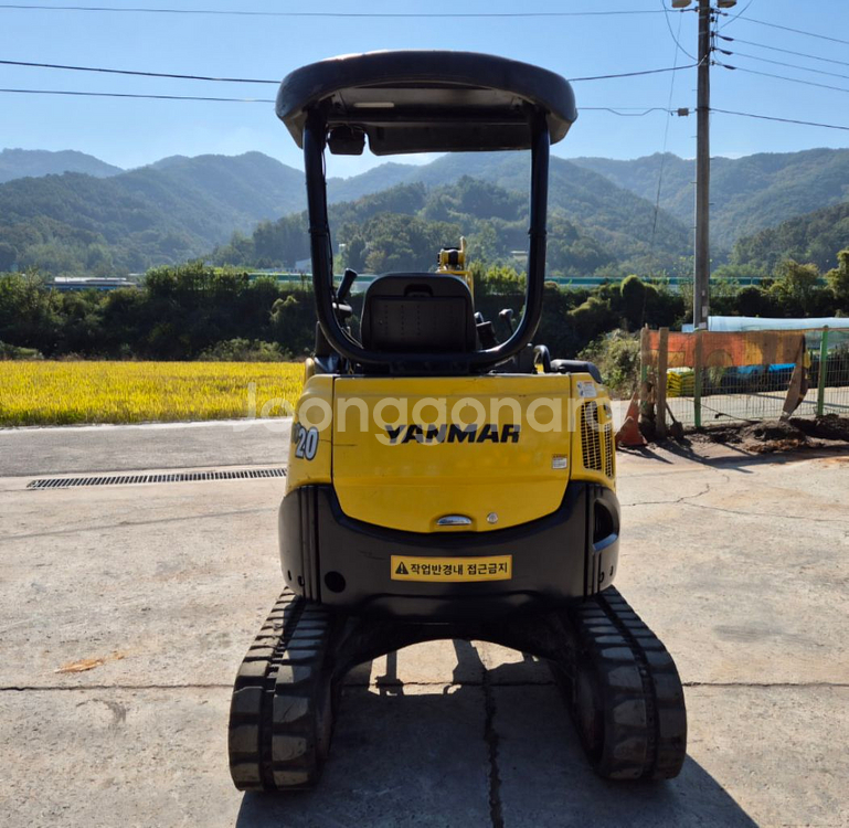 얀마 VIO20 2018년식 중고 미니 굴삭기--4