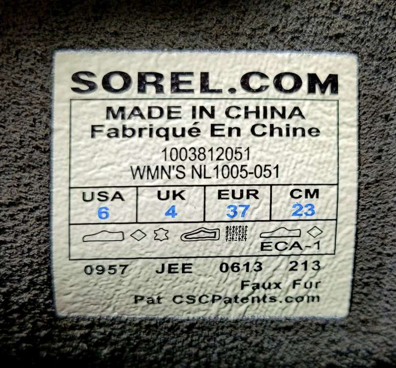 소렐 카리부 방한화 낚시화 캠핑화 여성용 230~235 이미지