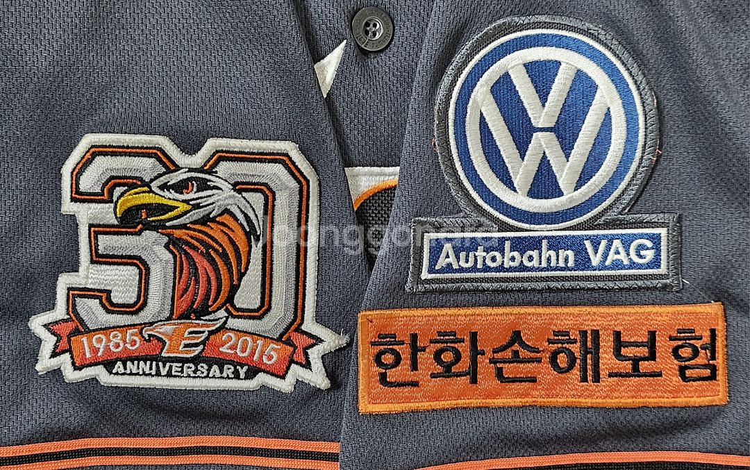 한화이글스 30주년 미즈노 원정 유니폼(정근우)--2