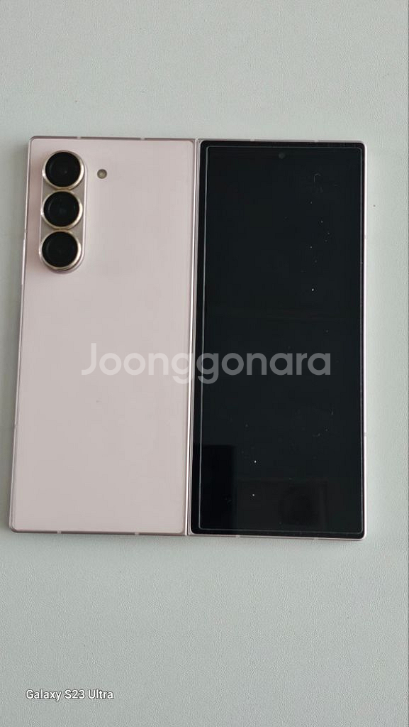 갤럭시 Z폴드6 핑크 512GB 거의새것--1