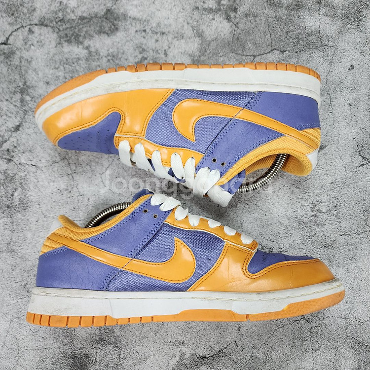 (정품)나이키 우먼 덩크로우 미드 퍼플 라이트멜론245--4