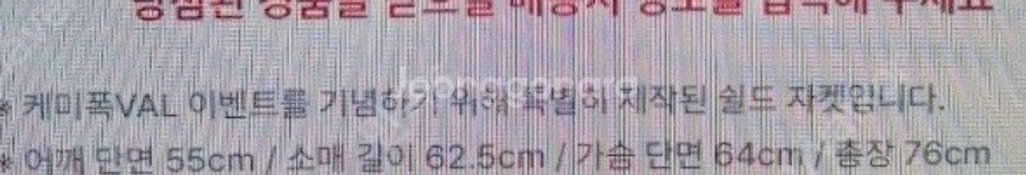 발로란트 자켓 굿즈 / 케미폭 VAR--1