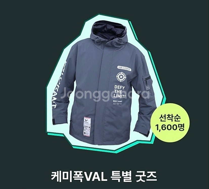 발로란트 자켓 굿즈 / 케미폭 VAR--2