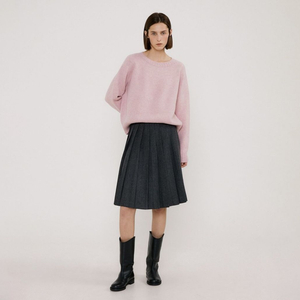 아쎄르 울 플리츠 wool pleats skirt