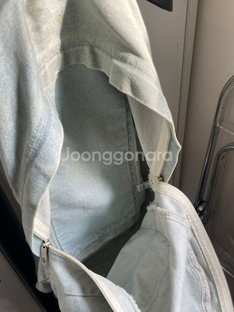 AA 아메리칸어패럴 데님 연청 백팩--2