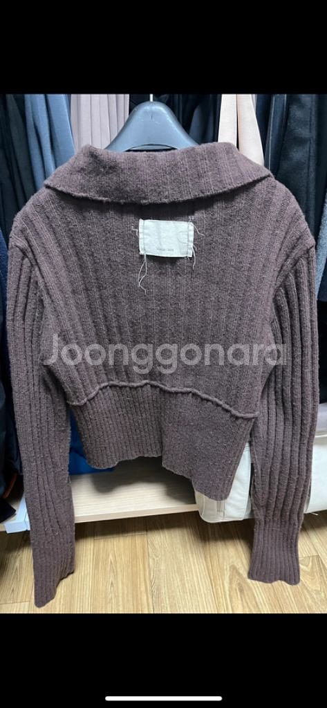 마뗑킴 크롭 니트 가디건--2