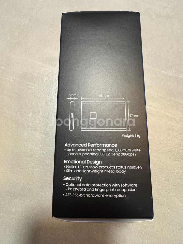 삼성 외장 SSD 1TB, T7 터치--1