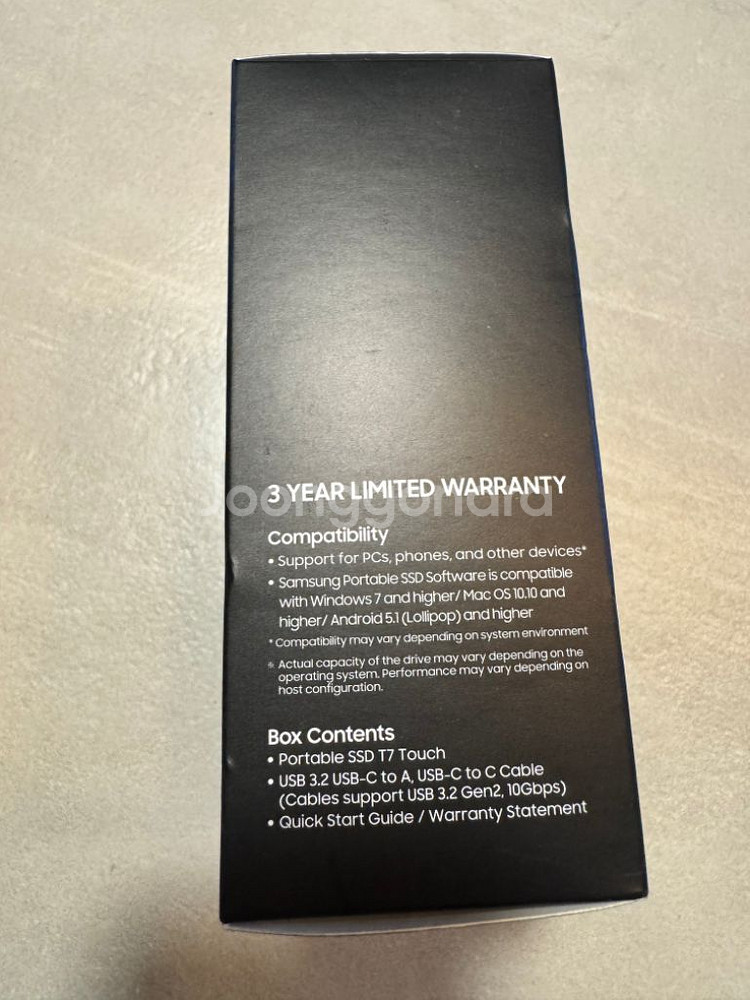 삼성 외장 SSD 1TB, T7 터치--3