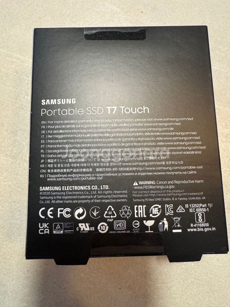 삼성 외장 SSD 1TB, T7 터치--2
