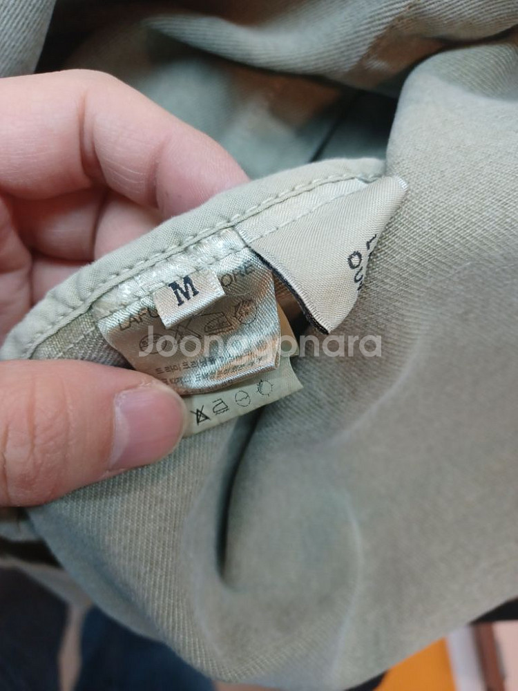 라퍼지스토어 연카키 데님셔츠 긴팔 오버핏 m--2