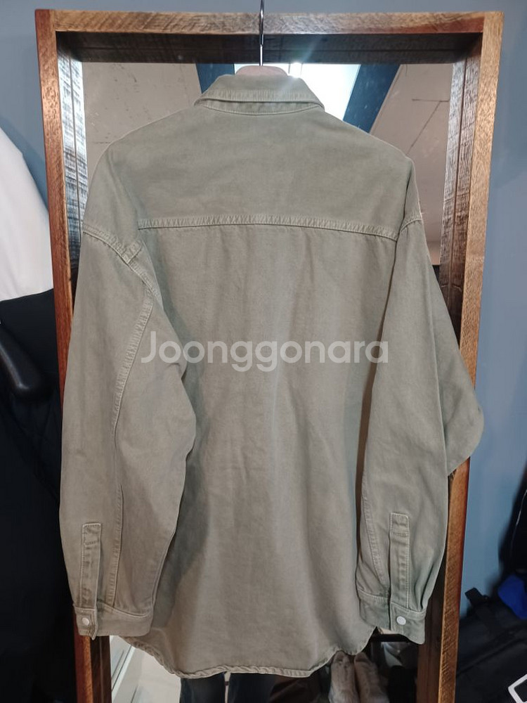 라퍼지스토어 연카키 데님셔츠 긴팔 오버핏 m--1
