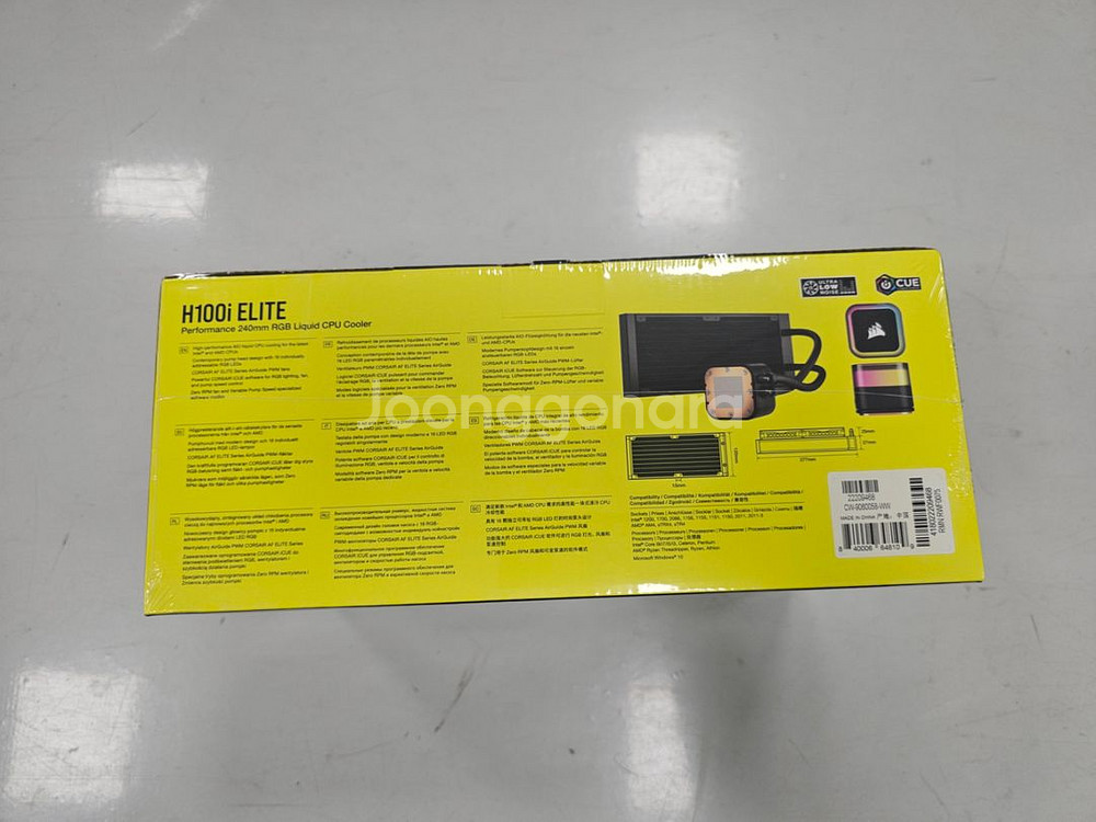 커세어 2열 수냉쿨러 팝니다.H100i ELITE--2