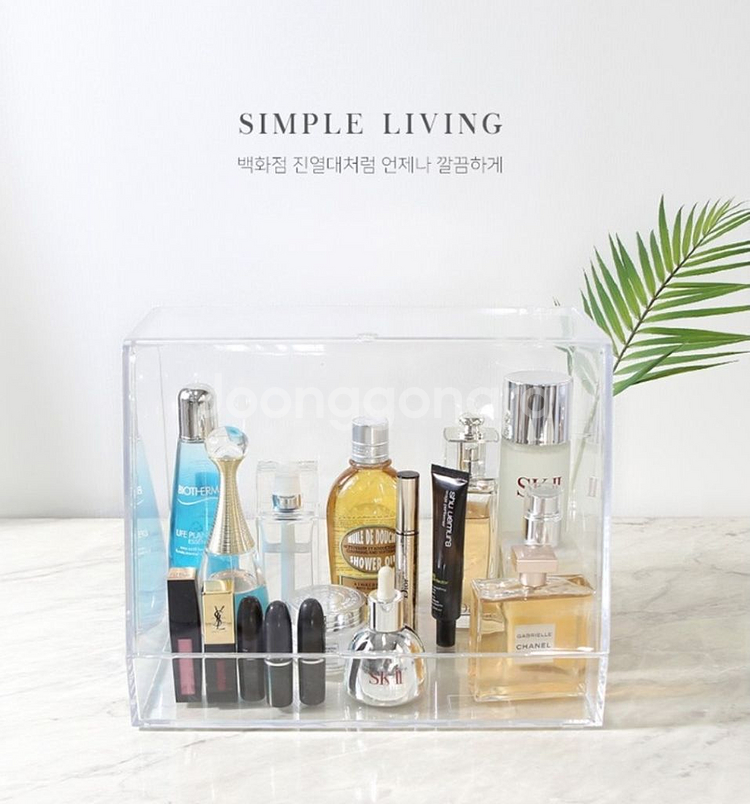 히키스 다용도 아크릴 수납 화장품 피규어 미니어처 보관--3