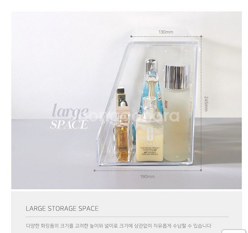 히키스 다용도 아크릴 수납 화장품 피규어 미니어처 보관--6