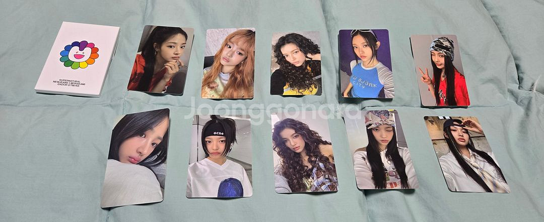 뉴진스 sn 라인프렌즈 포카 세트(원가-각 8000원)--1