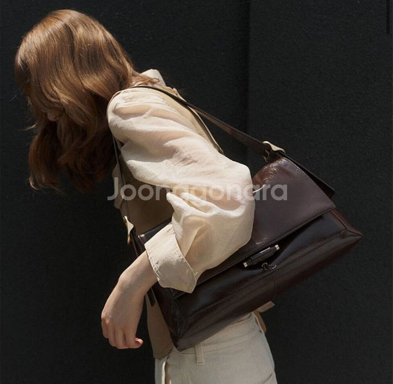 루에브르 Sac de jardin 숄더백 브라운 라지--1