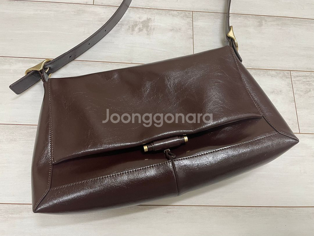 루에브르 Sac de jardin 숄더백 브라운 라지--2