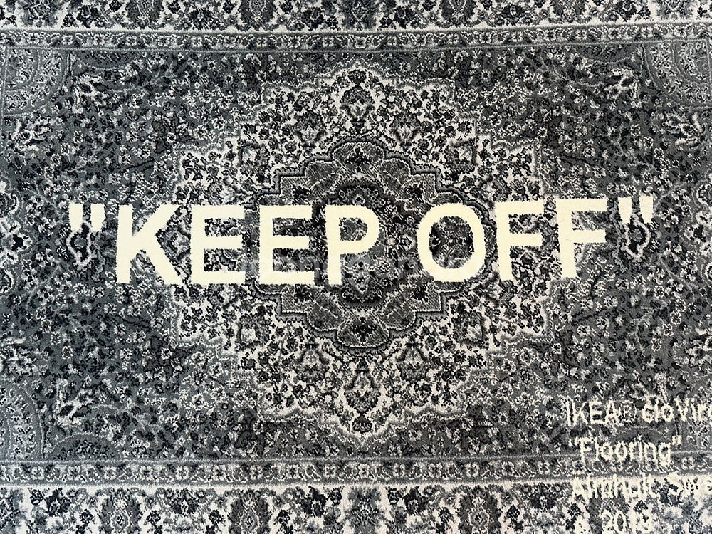 이케아 X 버질아블로 KEEP OFF 러그--2