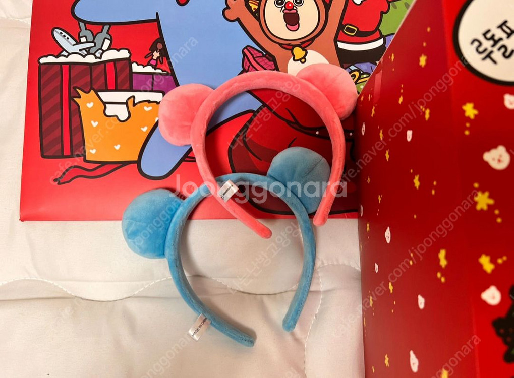 원가 이하) 빵빵이 루돌프 크리스마스 인형+끼꼬 머리띠--3
