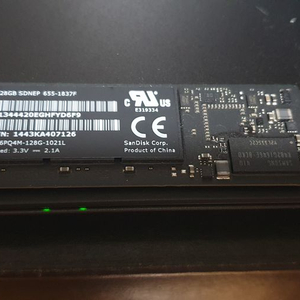 맥용 128g ssd