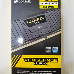 커세어 벤젼스lpx ddr4 pc3600 32g x 2