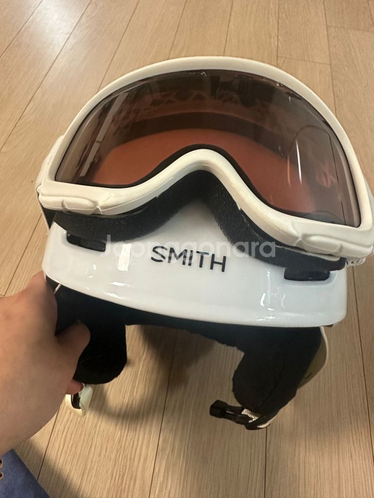 덕스데이키즈 올인원스키복 장갑 스미스헬멧 고글--1