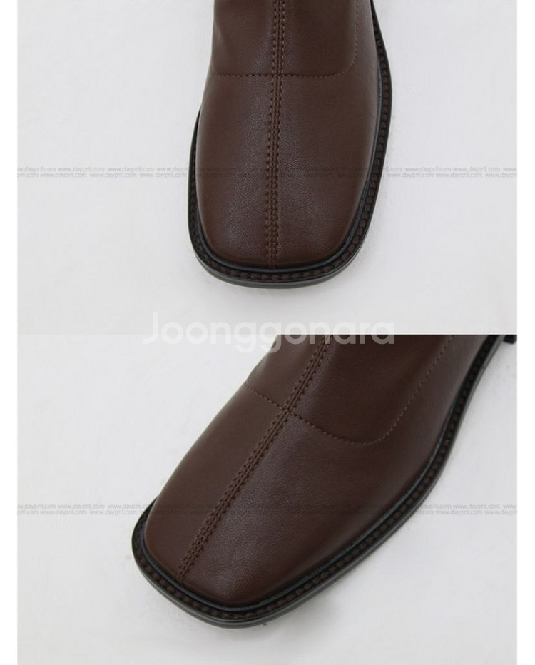 사각코 앵글부츠--4