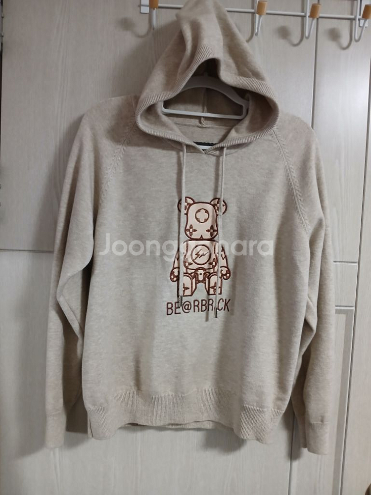 베어브릭 인견 니트 후드 맨투맨 90size.#루이비통--3
