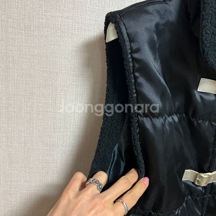 꾸레쥬 양털 조끼 베스트(free)--3