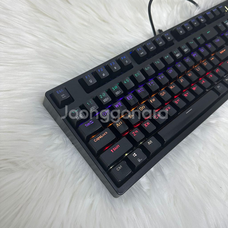 앱코 해커 K660S스페셜 광축 블랙 기계식키보드--2