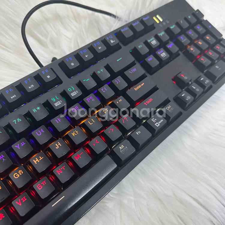 앱코 해커 K660S스페셜 광축 블랙 기계식키보드--4