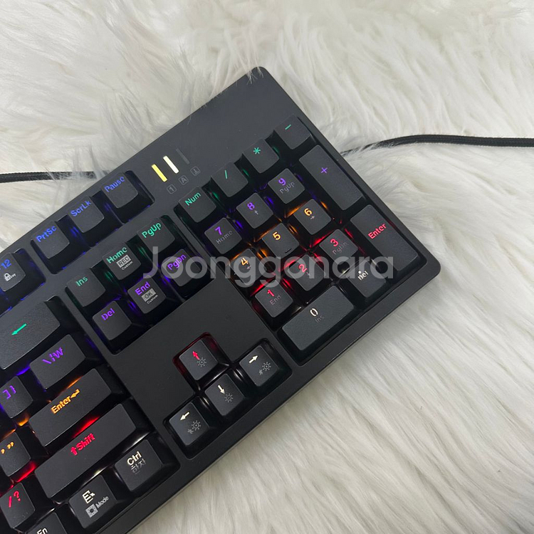 앱코 해커 K660S스페셜 광축 블랙 기계식키보드--3
