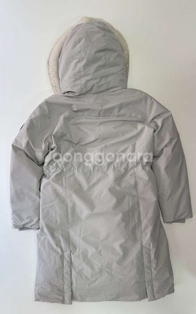 장미쉘바스키아 천연 여우털 구스다운 롱패딩--1