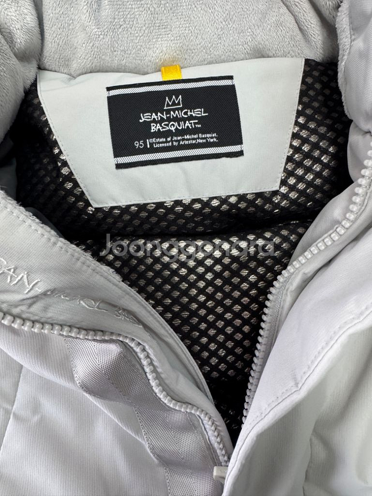 장미쉘바스키아 천연 여우털 구스다운 롱패딩--2