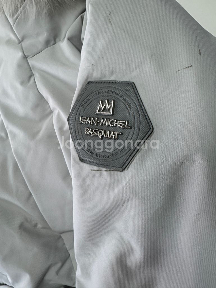 장미쉘바스키아 천연 여우털 구스다운 롱패딩--4