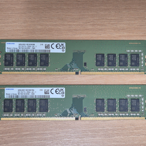 삼성 DDR4 3200 8G 램 2개