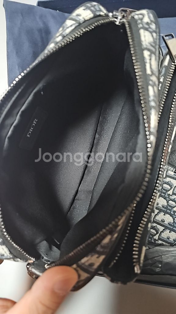 디올 오블리크 트리플 메신저백--2