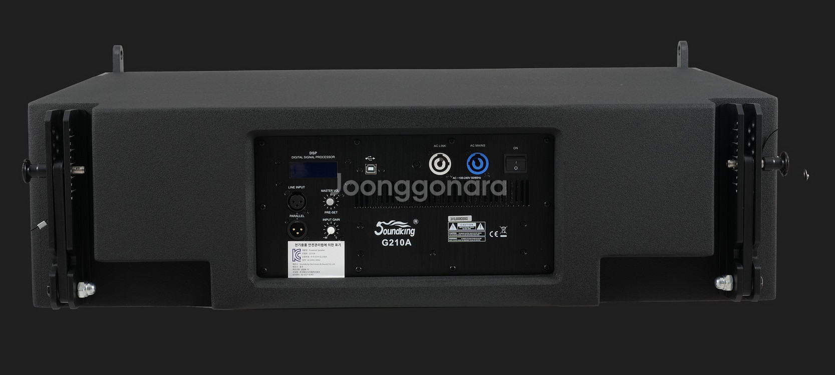 사운드킹 10인치더블 파워드어레이 스피커 판매합니다.--4