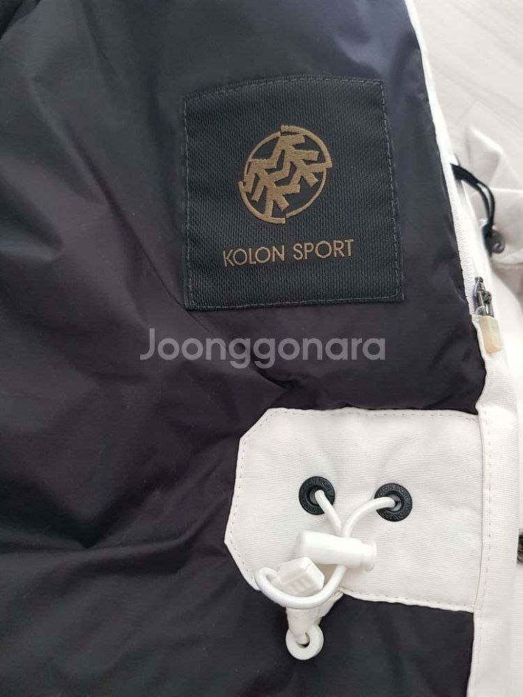 코오롱스포츠 안타티카 라쿤퍼,구스 패딩--3