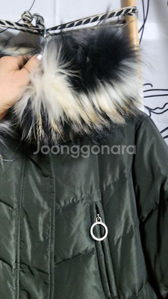 여성 ab.plus 롱패딩--1