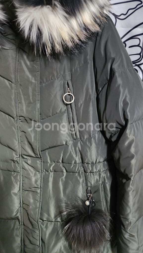 여성 ab.plus 롱패딩--3