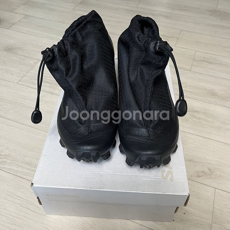 살로몬xMM6 메종마르지엘라 크로스 로우 블랙--5