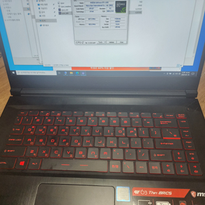 노트북 MSI 1050 I7 RAM 16