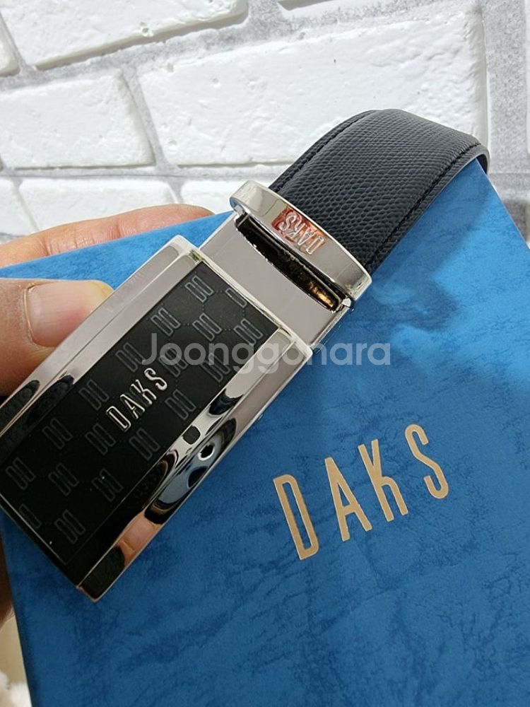 천연소가죽 닥스 신사용 자동벨트--3