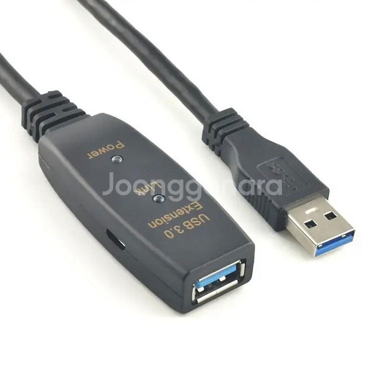 USB 3.0 연장 케이블 드라이브 연결 10m 새상품--1